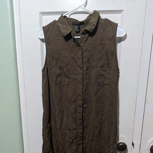 FOREVER 21 Button-Up Tunic Dress